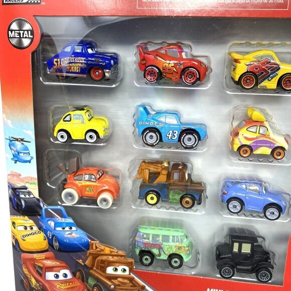 Disney Pixar Cars Minis Vehicle 15 Variety Pack Miniracers Lightning McQueen - Picture 5 of 6